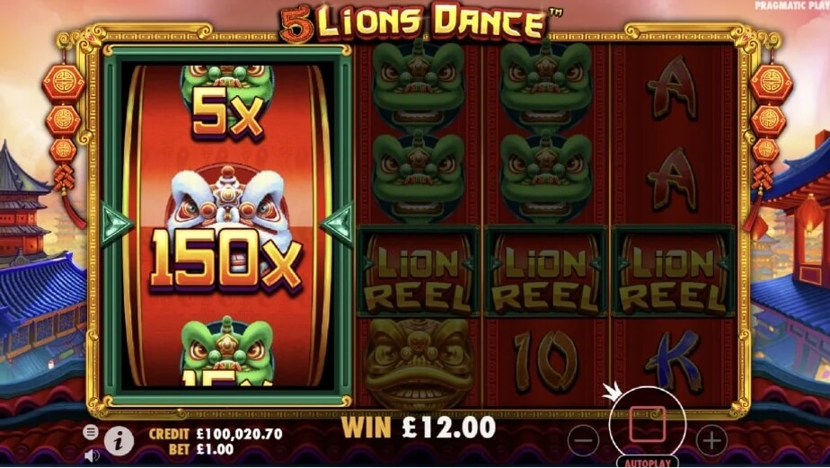 5 lions dance slot pragmatic play 5 lions dance bonus reel