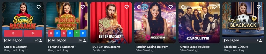 777vault - Live Casino Games