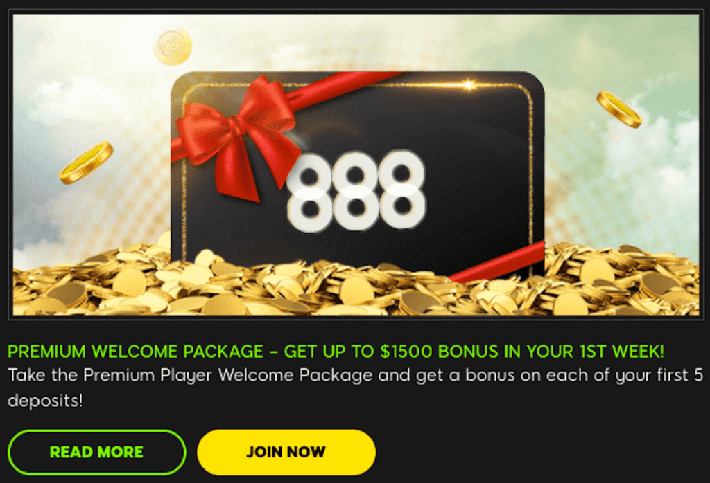 888 casino canada welcome bonus