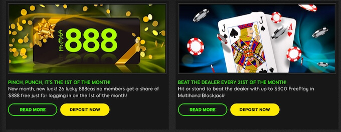 888 casino promotions