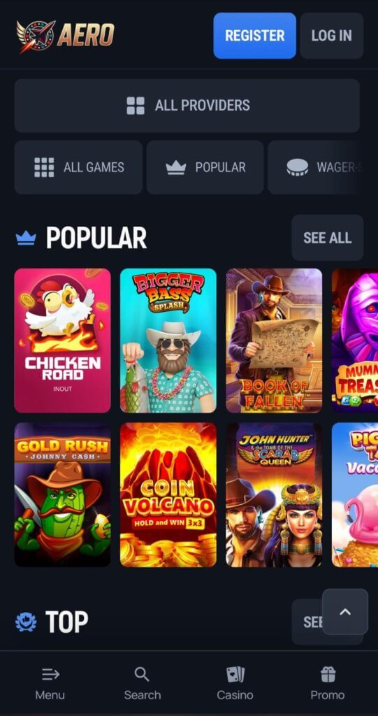 Aerobet - Mobile Casinos