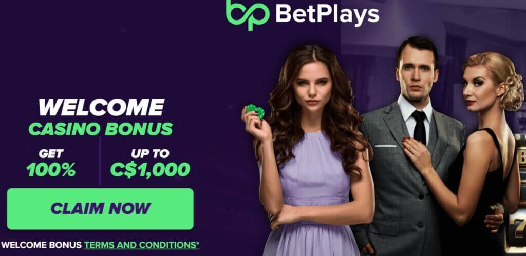 BetPlays Welcome bonus Canada