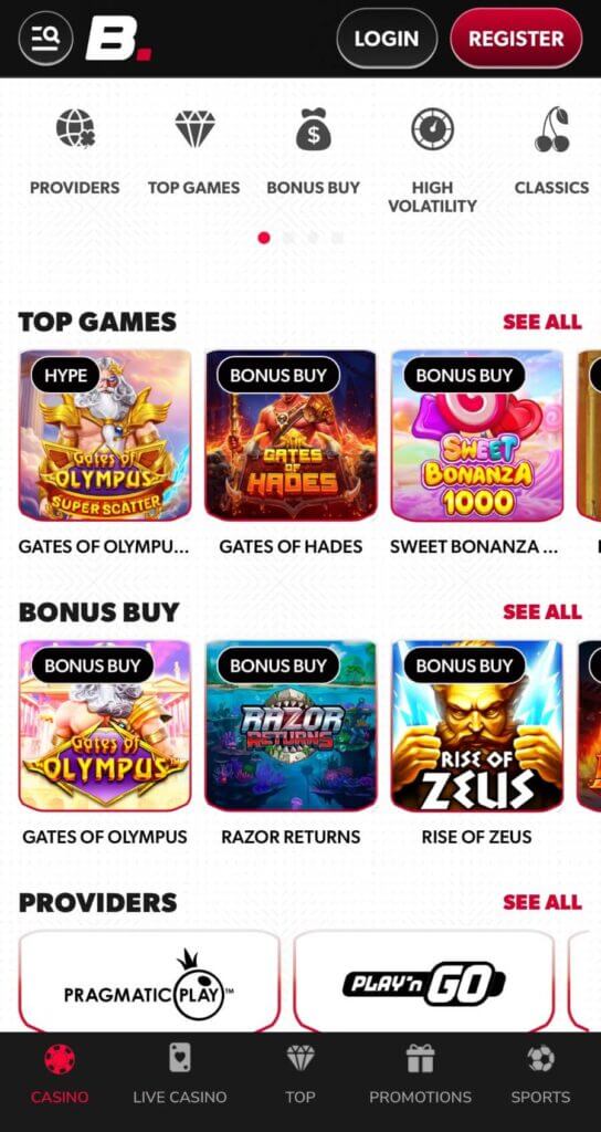 Betista - Mobile Casinos