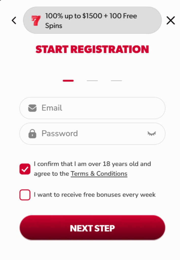 Betista - Register New Player