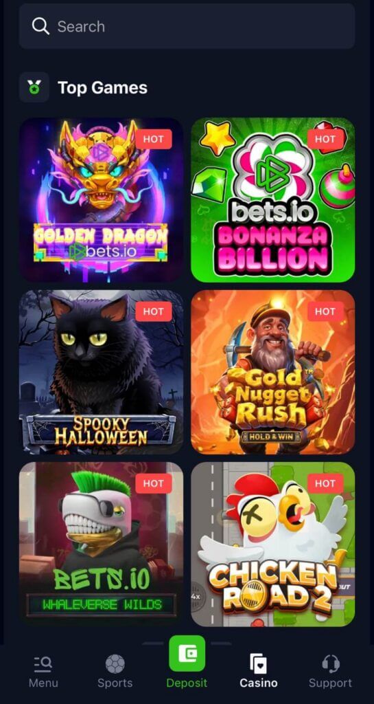 Bets.io - Mobile Casinos in Canada