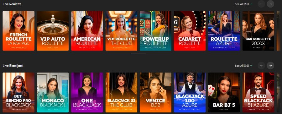 BitcoinVIP Casino - Live Casino Games