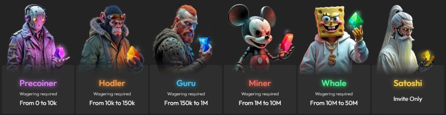 BitcoinVIP Casino - Loyalty Program