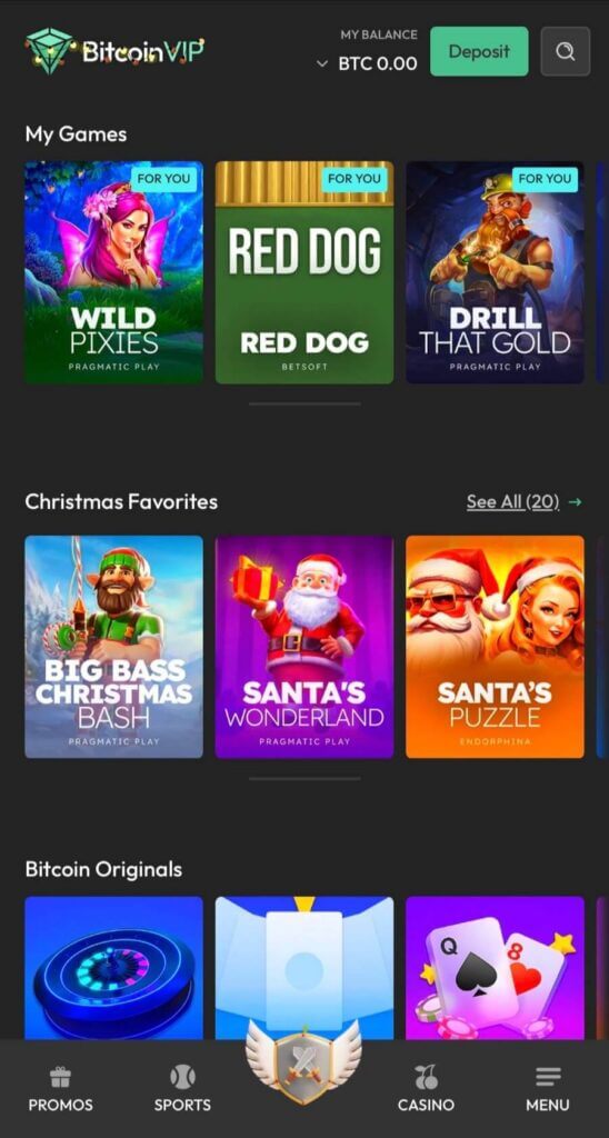 BitcoinVIP Casino - Mobile Casinos in Canada