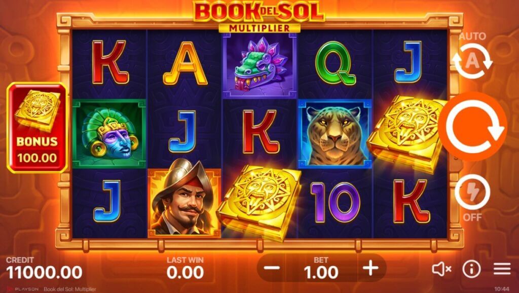 Book Del Sol Multiplier Slot Canada