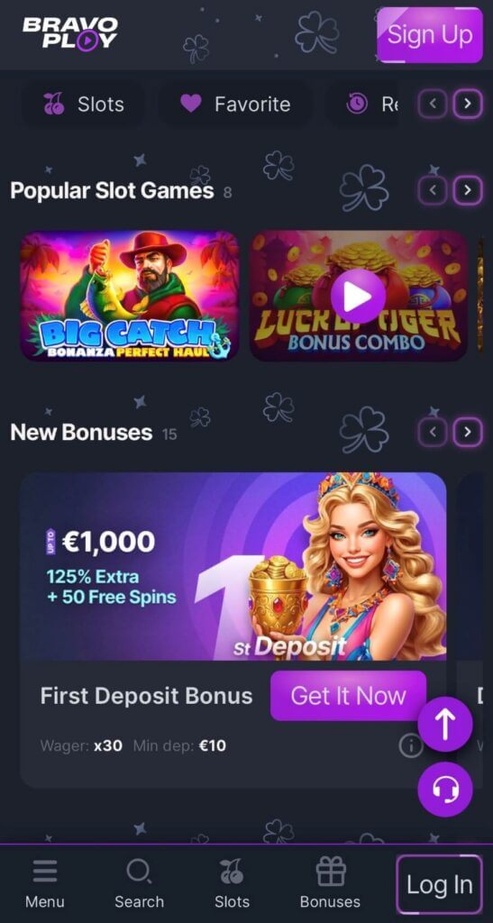 BravoPlay - Mobile Casinos in Canada