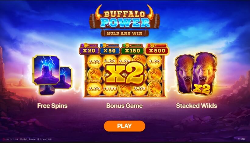 Buffalo Power Hold and Win jackpots