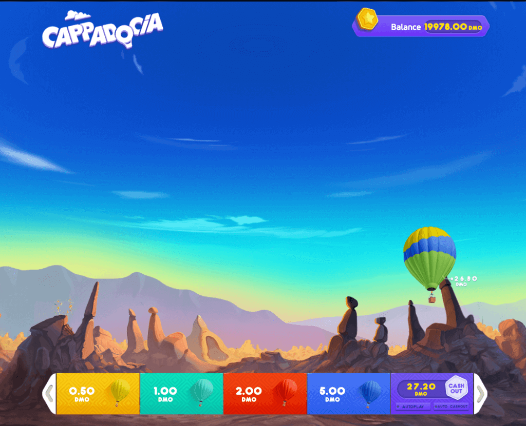 Cappadocia crash game SmartSoft Gaming canada casino 