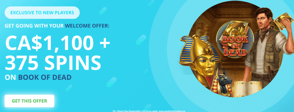 CasiGo casino deposit match welcome offer canada casinos