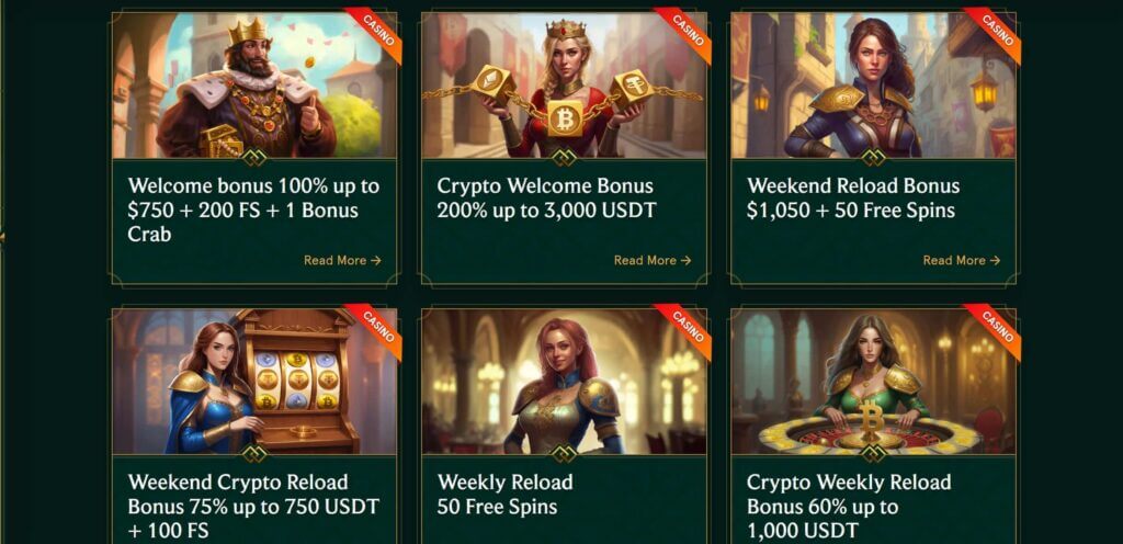 Casinia Bonus