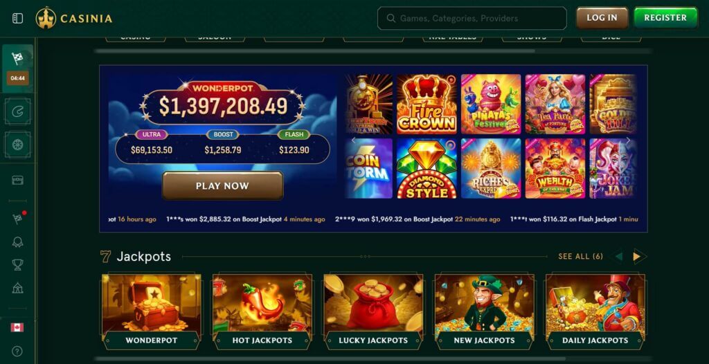 Casinia Preview