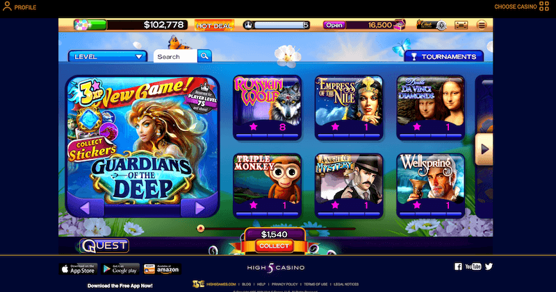 high 5 casino canada online casino slots games