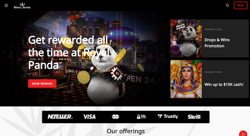 royal panda canada casino online home