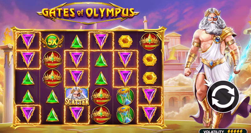 pragmatic play gates of olympus canada online slot reels