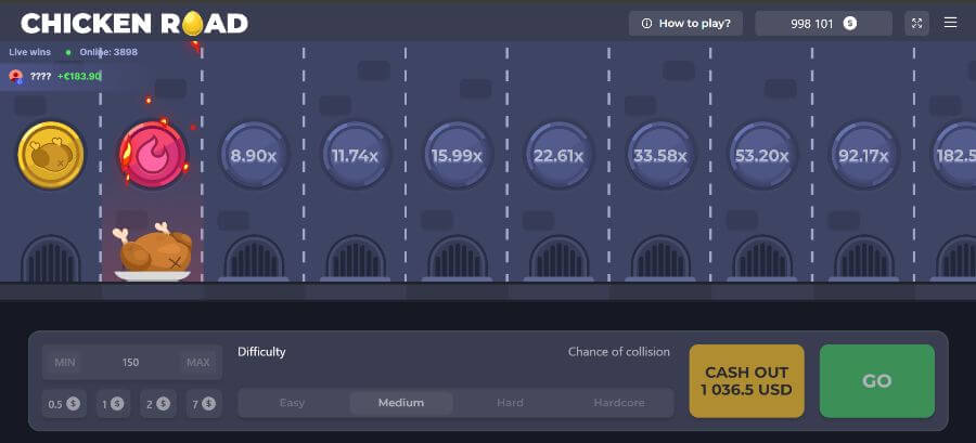 Chicken Road - Dinner Plate
