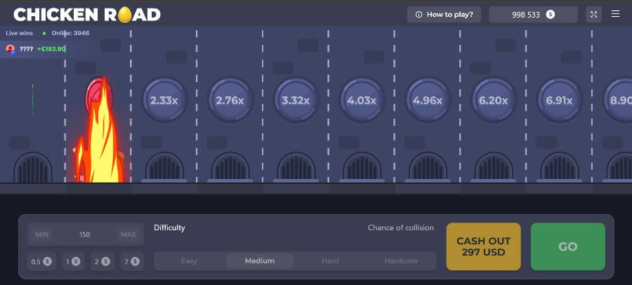Chicken Road - Flame Broiled