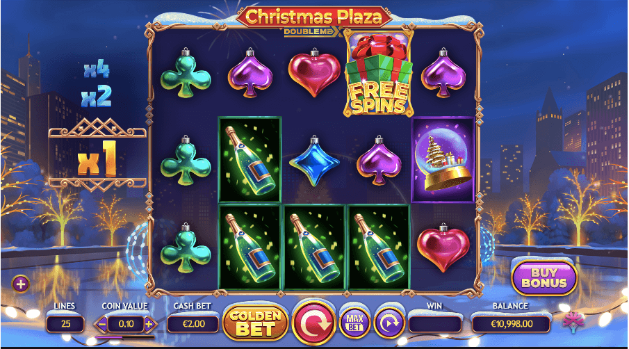 Christmas Plaza Double Max by Yggdrasil