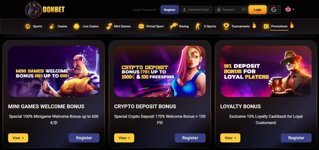 donbet bonus