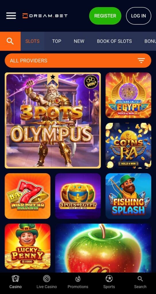 Dream.Bet - Mobile Casinos in Canada