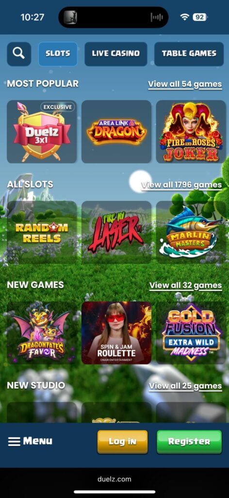 Duelz - Mobile Casinos
