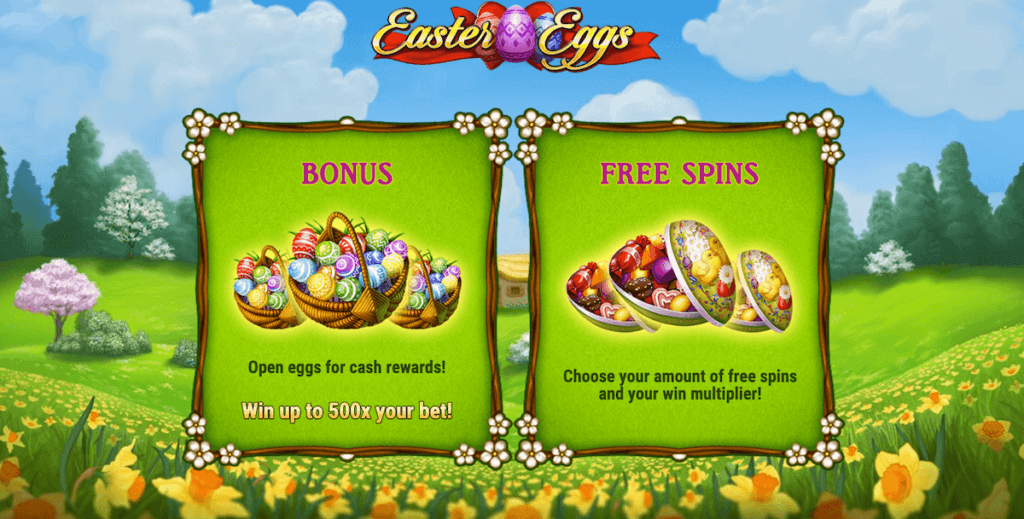 Easter Eggs online slot Play'n Go Canada bonus features