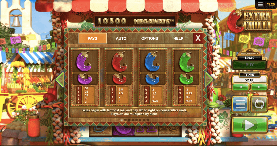 Extra Chilli Megaways Slot