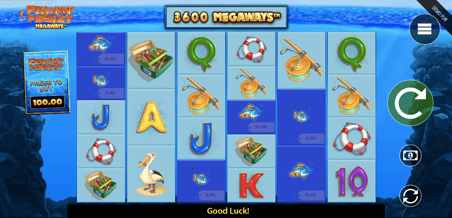 Fishin' Frenzy Megaways Blueprint Canada Casino