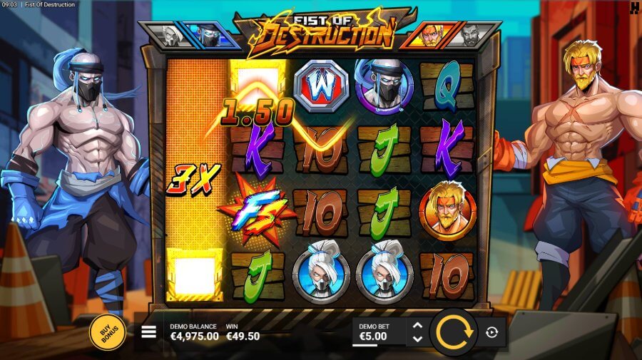 Fist of Destruction - Wild Reel Multiplier