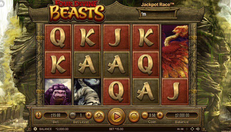 Four Divine Beasts Slot by Habanero Canada