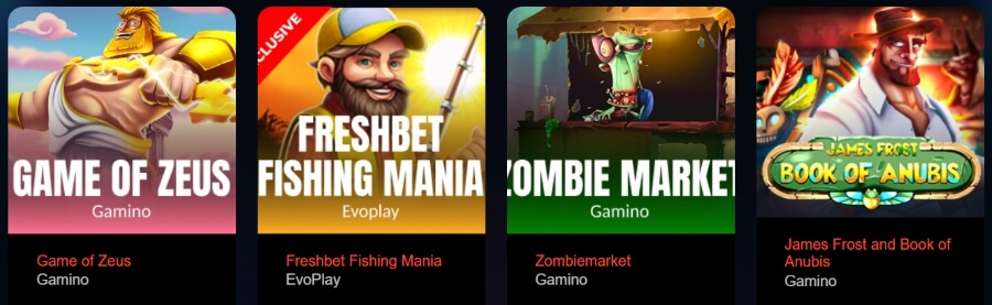 Freshbet - Exclusive Games