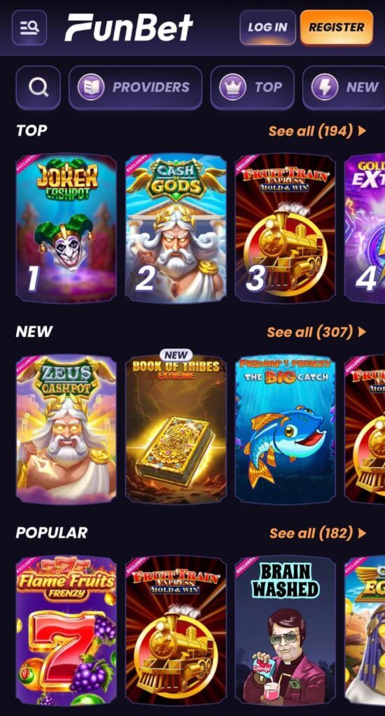 FunBet - Mobile Casinos