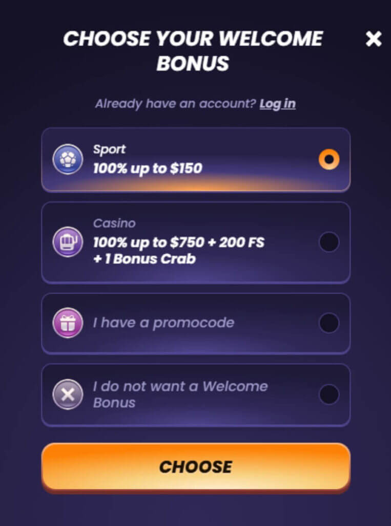 FunBet - Register New Player