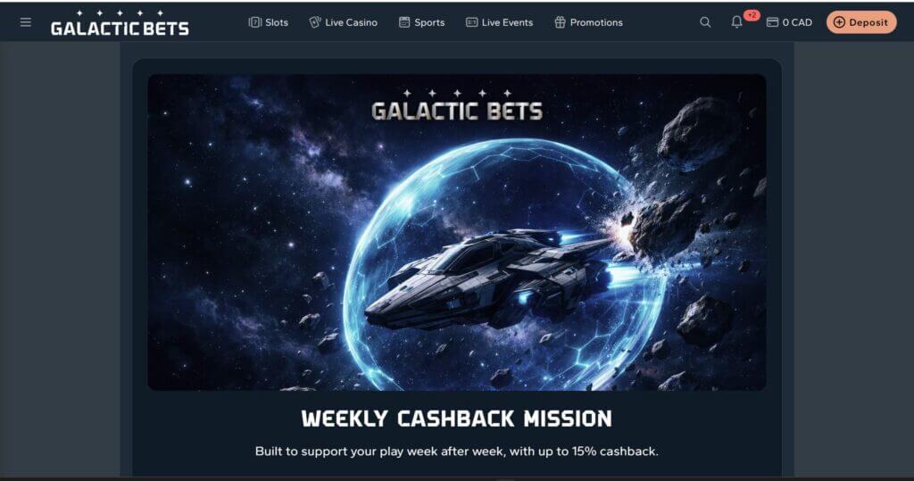 galactic bet bonus