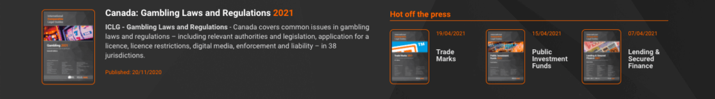 Gambling laws in Canada