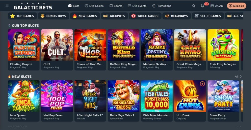 galactic bet games