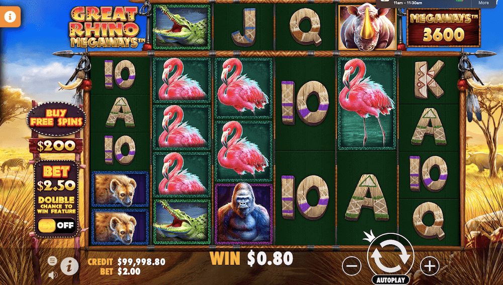 Pragmatic Play Great Rhino Megaways