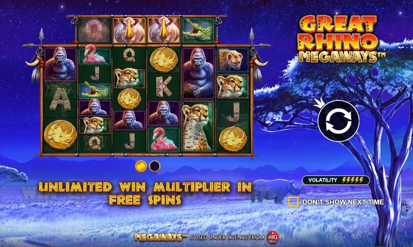 Great Rhino Megaways Slot