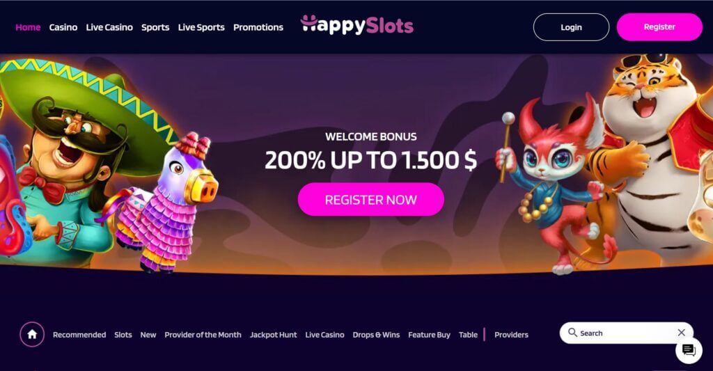 Happyslots preview