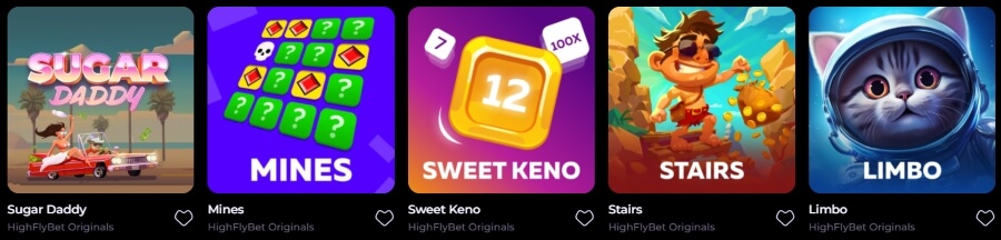 HighFlyBet - Exclusive Games