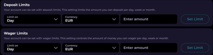 HighFlyBet - Responsible Gambling Personal Limits