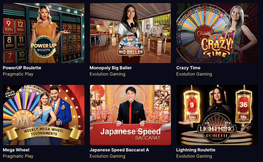 Highroller Casino Live Dealer Tables