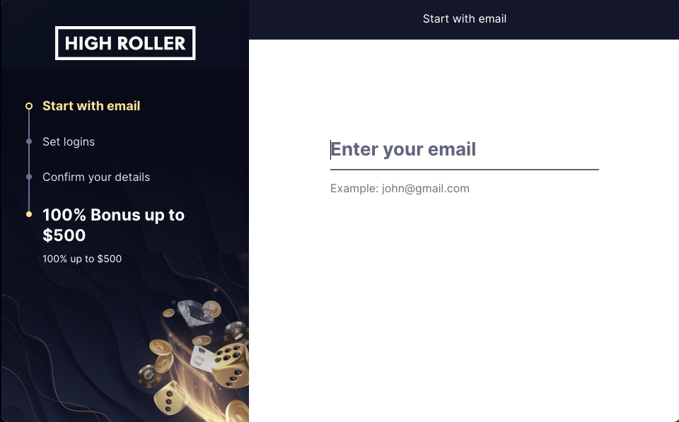 Highroller Casino Registration