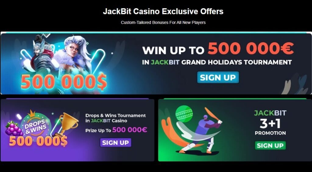 Jackbit Casino Canada Bonuses and Promotions
