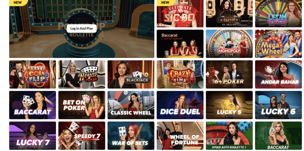 Jackpot Molly Casino Live dealer tables
