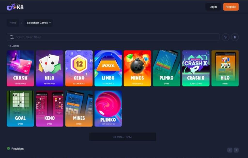 K8 Casino Canada Exclusive Games