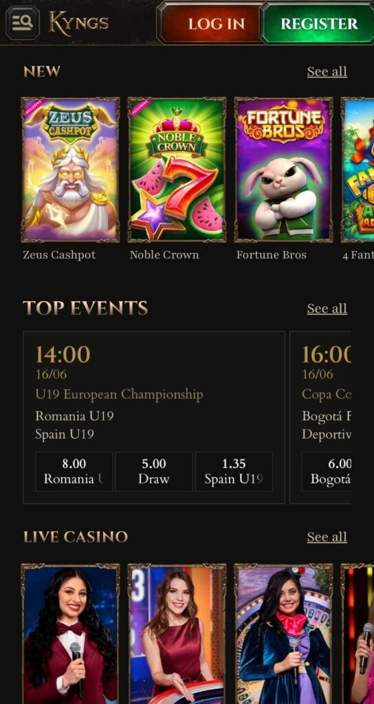 Kyngs - Mobile Casinos